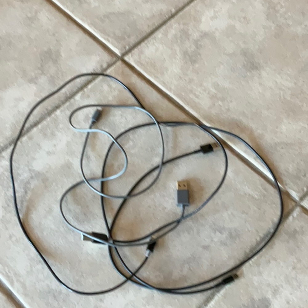 3 USB to Lightning Cables